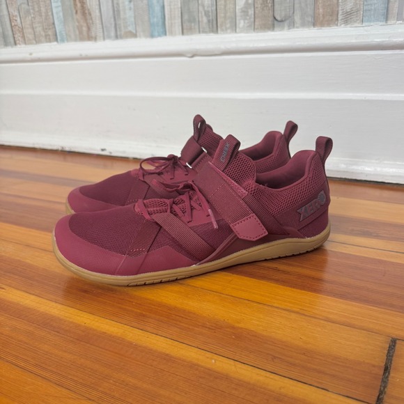 Xero Shoes Shoes - Xero Shoes 8.5 Forza Trainer Burgundy Wine Gum Sole Minimalist Barefoot Sneakers